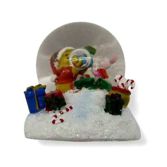 Bradford Exchange DISNEY All Wrapped Up For The Holidays Winnie Pooh Snow Globe - Picture 8 of 10
